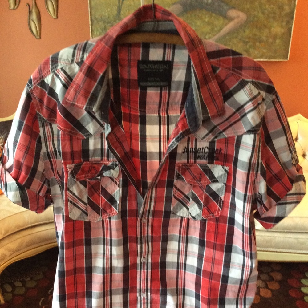 Southern fitted plaid